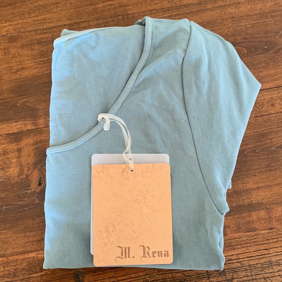 Long sleeve, M Rena, top in aqua - Picture 7 of 7